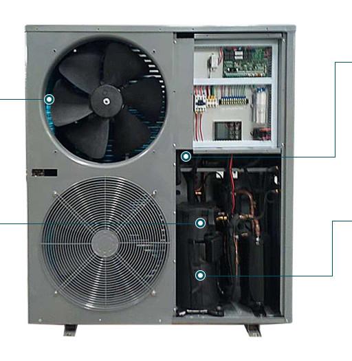 Buy cheap Commercial Heat Pump Systems 14.5KW All In One Heat Pump For Household Hot Water from wholesalers