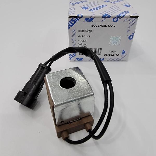 Buy cheap 41B0141 Solenoid Coil 12vdc For XGMA Excavator XG815 from wholesalers