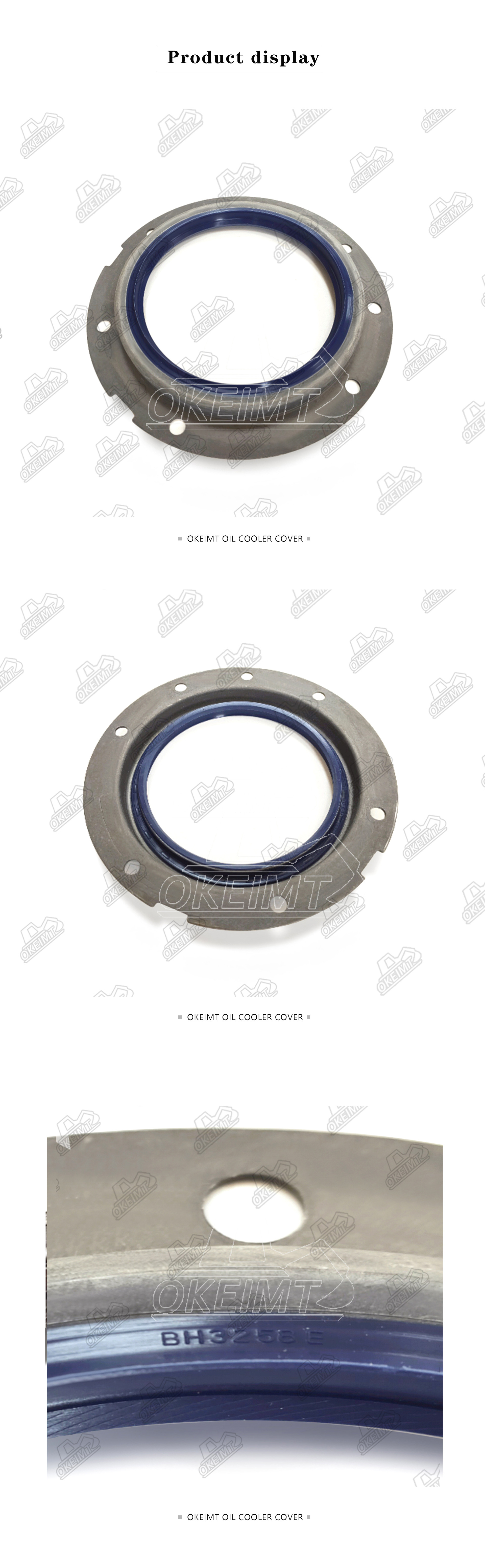 Size 100*124/158*14.5 Crankshaft Rear Oil Seal HTBIY Type BH3258E For Engine 4D32 4D31 6D31