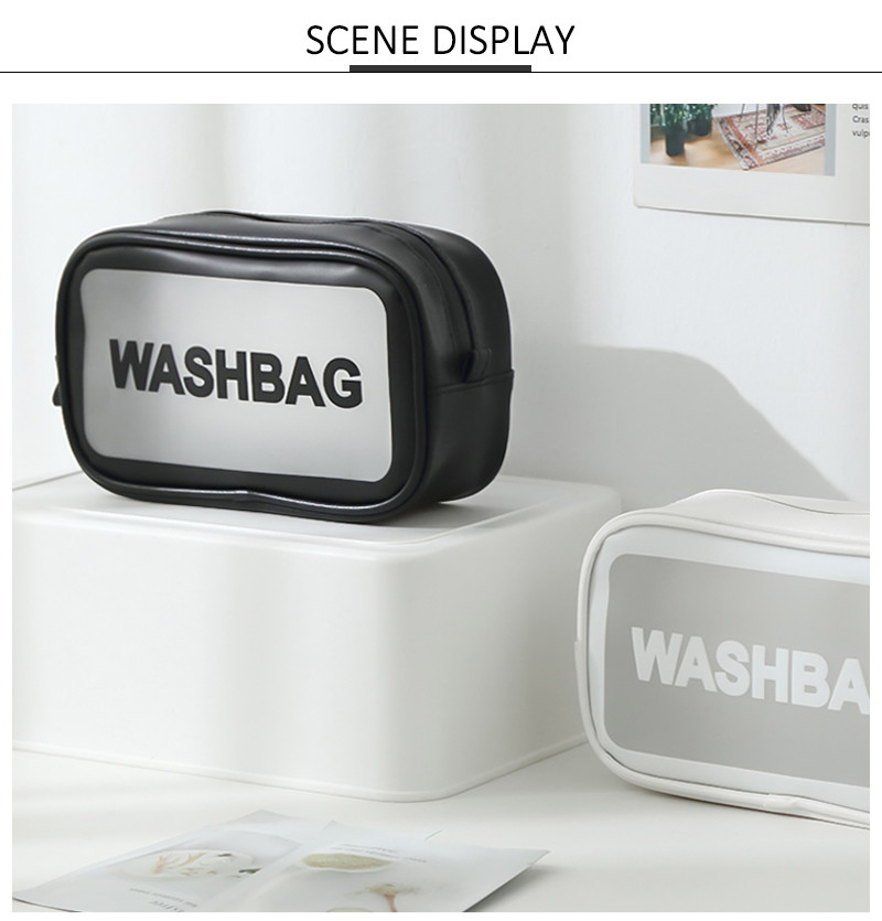 Frosted PVC Makeup Bag