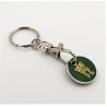 Buy cheap 3D Metal Keychain Gift Key Chain Ring Accessories trolley coin market from wholesalers