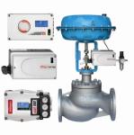 Brass Control Valve With Flowserve Logix 510MD/510si-15 Valve Positioner And