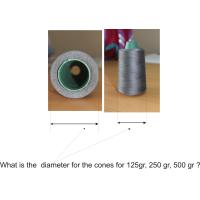 Buy cheap High Strength Bag Closing Sewing Weaving Thread Yarn , Polyester Embroidery product