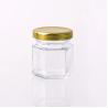 Buy cheap Custom Logo Full Size Clear Honey Wide Mouth Glass Food Jars With Lids from wholesalers