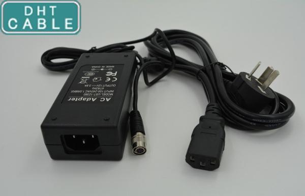 Buy cheap PVC Desktop Power Supply Durable Solid Conductor With 6 Pin Female Hirose Connector from wholesalers