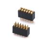Buy cheap 1.27mm Pogo Pin Connector h1.5mm L8.0 Dip Type Gold Plated Brass Connector 10 pin from wholesalers