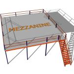 6000kg Mezzanine Storage Systems Multi Tiers