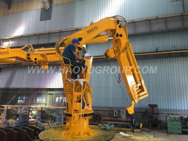 Buy cheap Knuckle Boom Crane Marine Crane Cargo Handling Marine Ship Deck Crane for sale from wholesalers