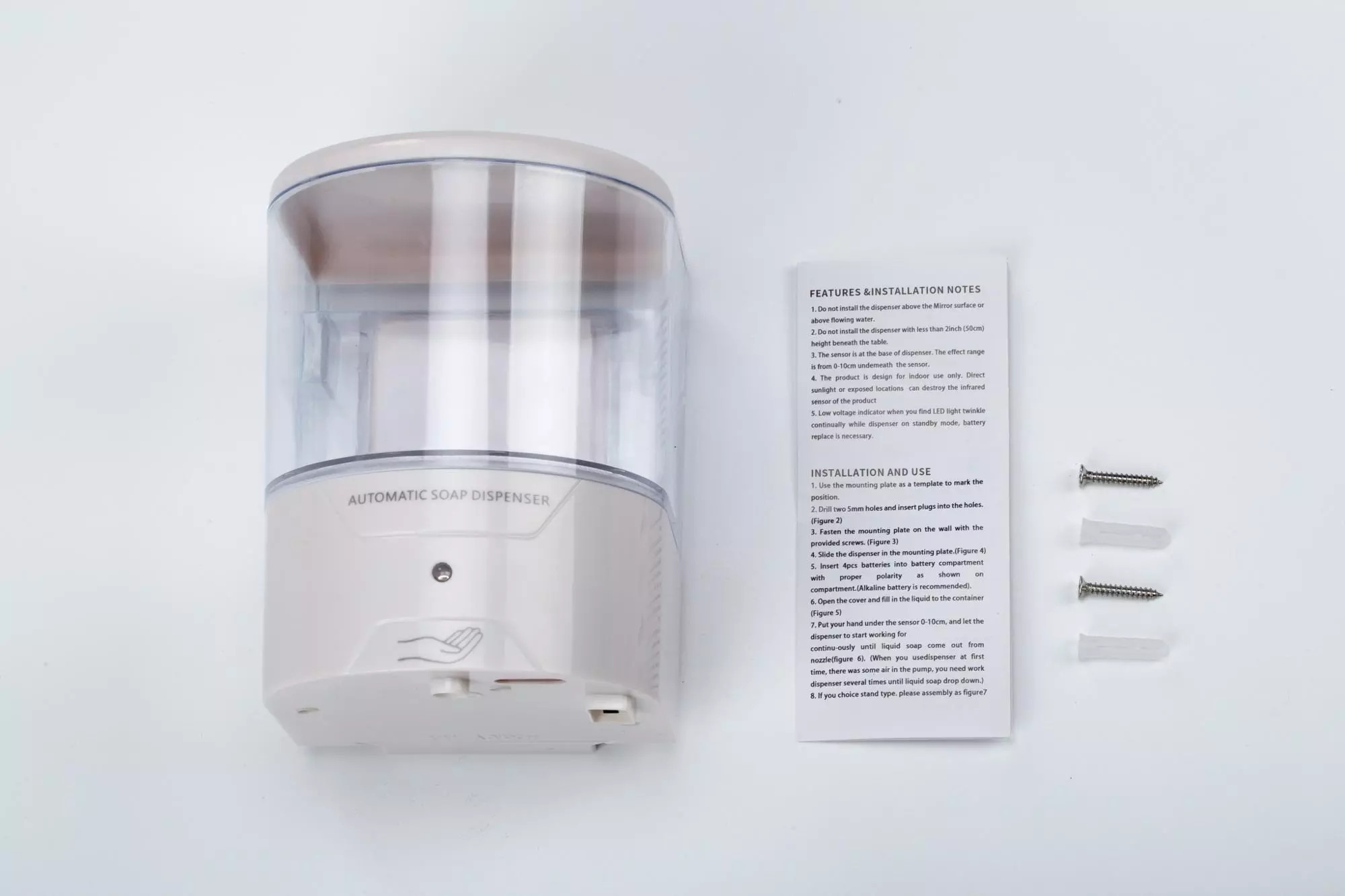 Toilet Bathroom Shower Gel Automatic Touchless Soap Dispenser