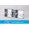 Buy cheap Electrical Boxes / 2-Gang British Standard Metal Conduit Box with PVC , Switch Box from wholesalers