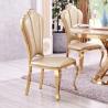 Buy cheap Durable 0.12m3 Leather Restaurant Chair 52x51x110cm Stainless Steel Dining Chairs from wholesalers