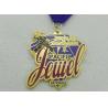 Buy cheap Full Printing Enamel Ribbon Medals , Die Stamping Full 3D Judo Medals from wholesalers