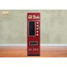 Buy cheap Personalized Wood Storage Cabinet Decorative Wooden Cabinet Beverage Machine Design Red Color from wholesalers