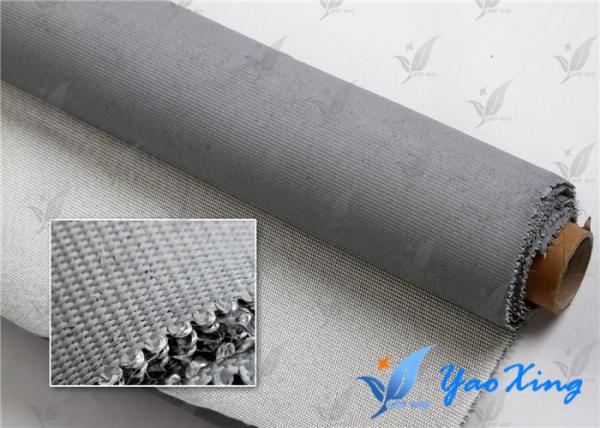 Buy cheap 1.0mm Sliver Gray PU Coated Fiberglass Cloth For Expansion Joint from wholesalers