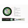 Buy cheap 24 Core Outdoor Armored Single Mode Fiber Cable Over Head Black UV Polyethylene from wholesalers