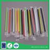 Buy cheap Diameter 6mm length 185mm Drinking straw for juice in colorful individual package from wholesalers