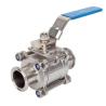 Buy cheap Manual Type Clamp Ball Valve , Sanitary 3pc Ball Valve from wholesalers