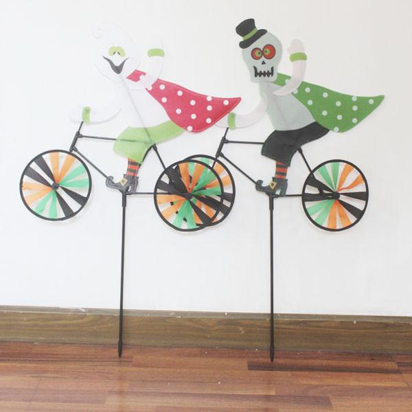 Buy cheap Halloween Bicycle Windmill Yard Stake ghost from wholesalers