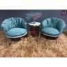 Buy cheap Upholstered Unfolder 0.6cbm Metal Base Sofa Chair Height 45cm from wholesalers