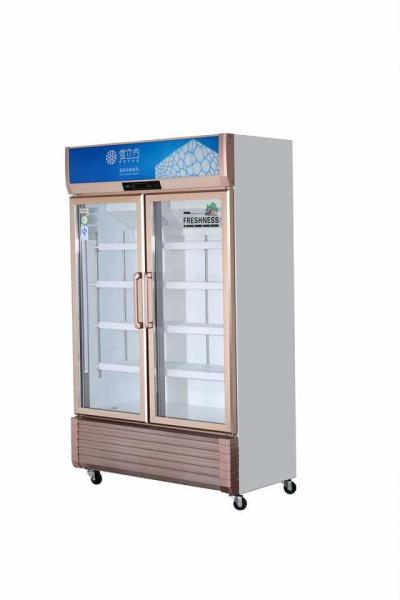 Buy cheap Supermarket Cold Drink Display Fridge Double Door 738L from wholesalers