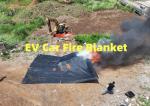 Fireproof Silicone Coated Fiberglass Cloth For Smoke Curtain And Car Fire