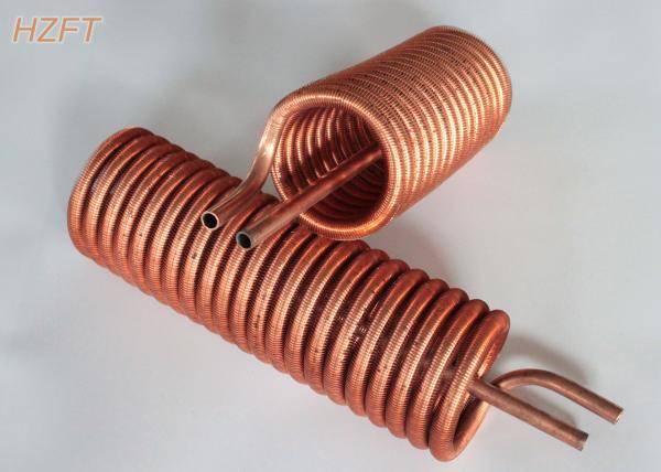 Buy cheap Liquid Cooling and Heat Exchangers Copper Tube Coil Tin plating Finned Coil from wholesalers