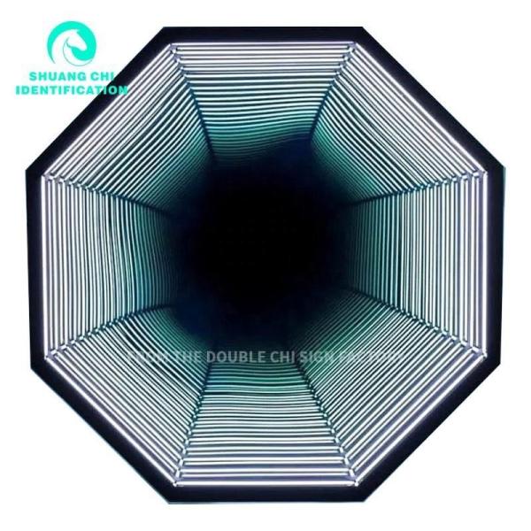 Buy cheap Neon Abyss Mirrors Bring Modern Twist to 3D Mirror Neon Dance Floor for DJ Disco Party from wholesalers