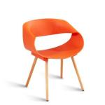 Modern leisure dessert shop dining chair business negotiation clear bar chair