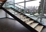 Modern Straight Contemporary Wood Stairs