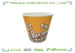 130OZ paper cup Popcorn Buckets Disposable Double PE Lined Greaseproof