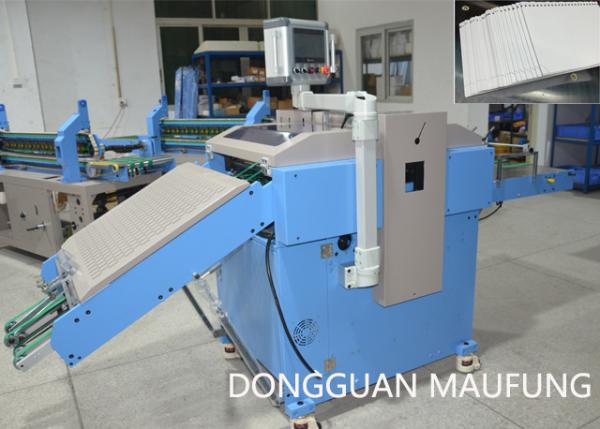 Fully Auto Diaries Notebooks Index Tab Cutting Machine China Maufung Machinery