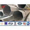 Buy cheap IP65 69kv Galvanised Steel Pole For Electrical Distribution Line Project from wholesalers