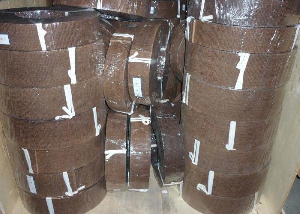 Buy cheap 10m 15m 20m Asbestos Brake Lining , Asbestos Woven Brake Lining Material from wholesalers