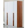 Buy cheap White Color Bedroom Furniture 4 Door Wooden Wardrobe 1608X602X2100 Mm Size from wholesalers