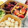 Buy cheap Eco Friendly Packaging Square Salad Bowls Paper Food Container With Lid from wholesalers