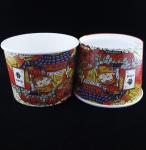 64oz Disposable Paper Buckets Fried Chicken Takeout Printed Food Packaging