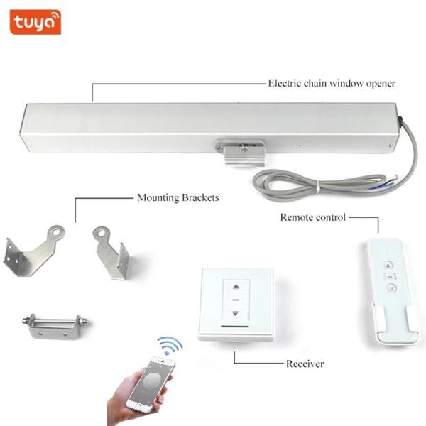 Buy cheap 1.2A Smart Window Opener Motorized Skylight Opener Tuya APP Control from wholesalers