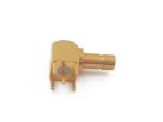 Right Angle SMB Waterproof Coaxial Connector Male Soldered Rf Coaxial Cable