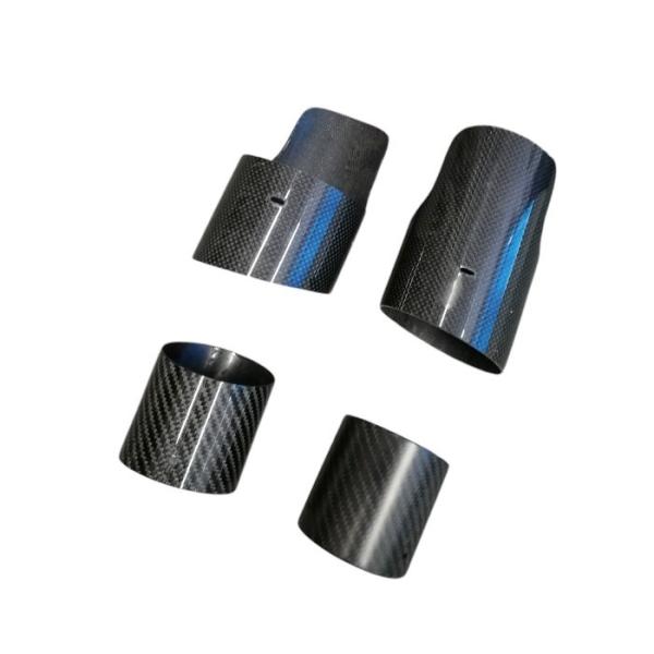 Buy cheap High Temperature Resistance Wrapped Carbon Fiber Exhaust Tube Tailpipe Muffler Tips from wholesalers