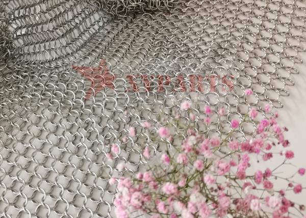Buy cheap Stainless Steel Round Metal Ring Mesh For Building Decoration from wholesalers