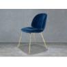 Buy cheap Upholstered 84cm Tall Fabric Dining Room Chairs Contemporary from wholesalers