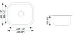 Four tap hole stainless steel sink with single bowl and stain polish for america