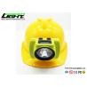 Buy cheap PC ABS IP68 16hrs 18000lux LED Miners Cap Lamp E27 Base from wholesalers