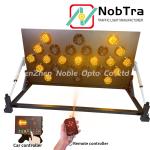 LED Arrow Board With 500 Meter Visibility Solar Powered For Emergency Roadside
