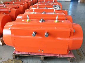 Buy cheap AT Pneumatic Double Acting Actuator 90 Deg aluminum pistons from wholesalers