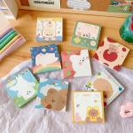 Cute Bear Self Sticky To Do List Note Pad for School Office 2022 Stationery