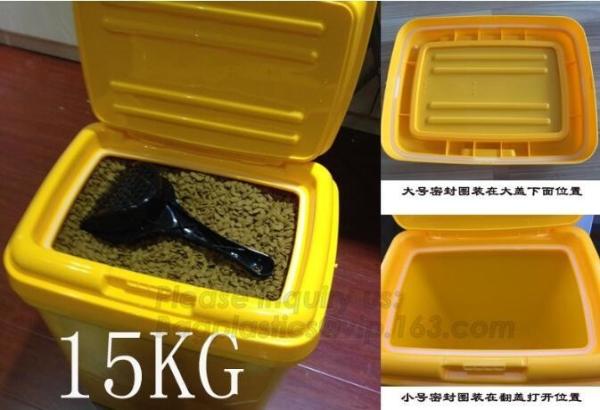 Buy cheap China Supply Pet Product Ceramic Dog Food Storage Container, Airtight Plastic Food Storage Container, Storage Barrel Pet from wholesalers