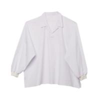Buy cheap Rib Knit Cuff Coat Polyester65% Cotton35% White Dust Work Clothes product