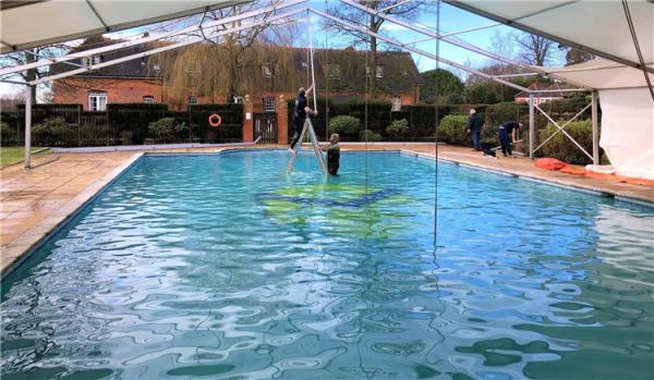 Building Semi Permanent Shade Sport Tent For 200 Square Meters Indoor Swimming