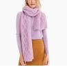 Buy cheap Multi Color Knitted Shawl Wrap / Cable Knit Scarf For Women Keeping Warm from wholesalers